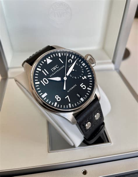 iwc big pilot 7 days power reserve|IWC perpetual watch calendar.